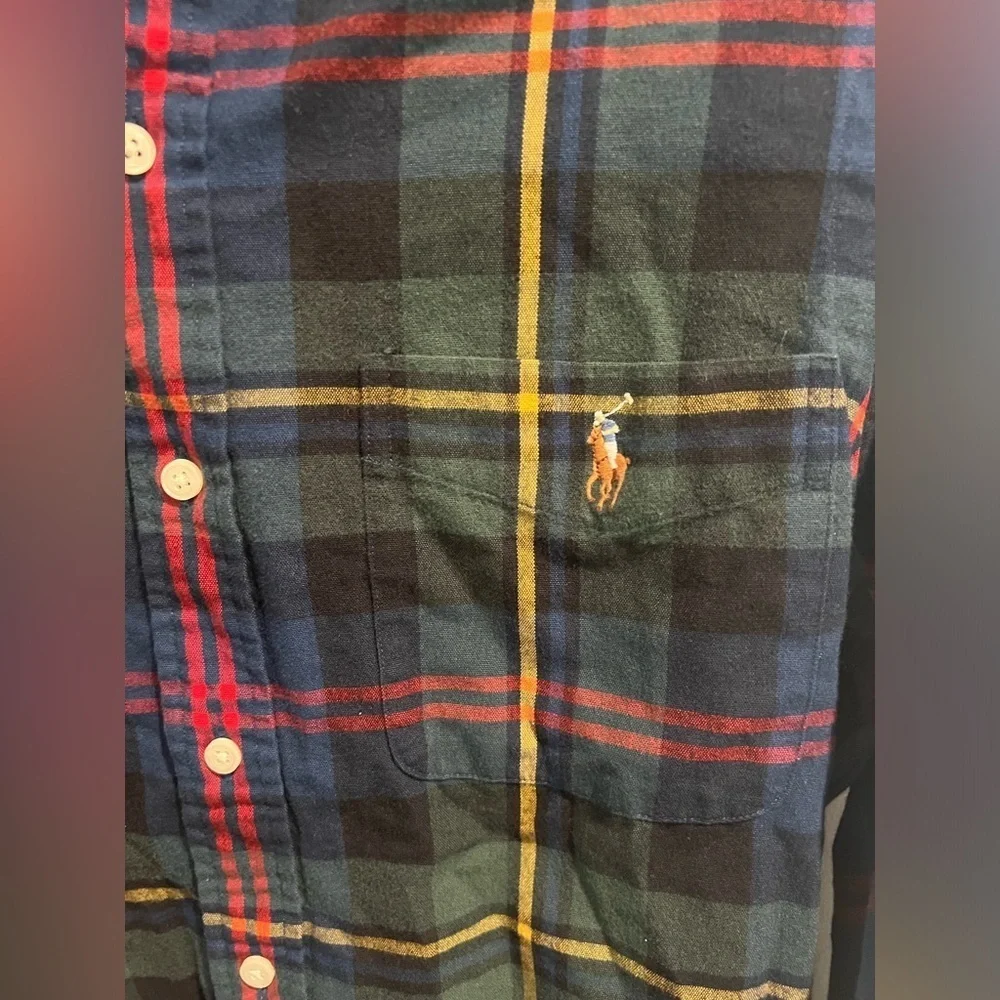 POLO RALPH LAUREN Tartan Classic Print Shirt, Men’s